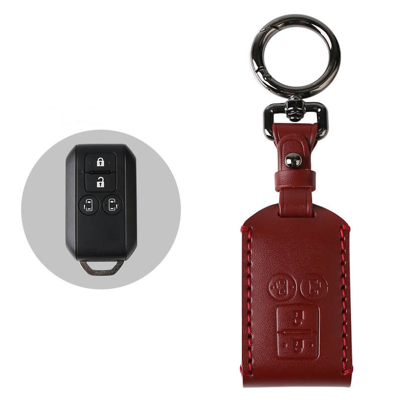 【スズキ】シックレザースマートキーケース 〔Bタイプ〕